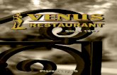 Venus Restaurant & Catering - B P , W & f t · 2020-05-06 · ham 2.85 Bacon 2.85 sausage 2.85 country ham 3.25 BoWl of grits 1.75 with cheese 2.25 ButtereD toast 1.35 english muffin