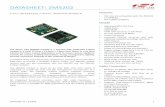 DATASHEET: ZM5202 · DATASHEET: ZM5202 DSH12435-15 | 3/2018 1 FULLY INTEGRATED Z-WAVE® WIRELESS MODULE . The Silicon Labs ZM5202 module is a low-cost fully integrated -Wave Z module