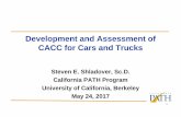 Development and Assessment of CACC for Cars and Trucks · 5/24/2017  · 2 Overview • Cooperative ACC vs. Platooning • History of CACC development and evaluation • Traffic micro-simulation