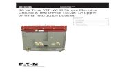 Effective March 2016 IB131012EN 38 kV Type VCP-WHD Simple ... · Effective March 2016 38 kV Type VCP-WHD Simple Electrical Ground & Test Device (SEG&TD) upper terminal instruction