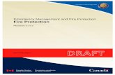 Canadian Nuclear Safety Commission - Emergency ......November 2019 REGDOC-2.10.2, Fire Protection i Draft Preface This regulatory document is part of the CNSC’s emergency management