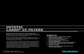 OUTOTEC LAROX CC FILTERS · As an option, CC filters can be equipped with a recycling system that reduces consumption of the filter media regeneration agent by 90%. Low energy consumption
