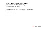 AXI Multichannel Direct Memory Access v1 - Xilinx · 2020-06-26 · User Interfaces AXI4-Lite, AXI4-Stream, AXI4 Resources Performance and Resource Utilization web page Provided with