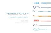 Annual Report 2017 - dcnz.org.nz€¦ · DENTISTRY DENTAL HYGIENE DENTAL THERAPY DENTAL TECHNOLOGY CLINICAL DENTAL TECHNOLOGY Annual Report 2017. Contents 2 Report from the Chair