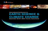 International Conference on Earth Science & Climate Change...September 06, 2018 Earth Science Conference Agenda Registration Title: Path to 4.5°C global surface warming again from