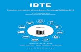 Shenzhen International Lithium Battery Technology ... · Welcome to participate the 2018 2nd Shenzhen International Lithium Battery Technology Exhibition, abbreviated as IBTE, which