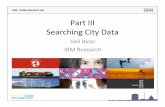 Part III Searching City Data - IBMresearcher.watson.ibm.com/researcher/files/ie-VELIBICE/Part3.pdfSearch LogsSearch Logs Retrieval and RankingRetrieval and Ranking Structure d Data