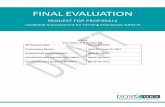 FINAL EVALUATION - President of Liberia .pdf · The final evaluation will be conducted during the period of April - June, 2017 with preparatory work starting in mid-April, 2017 and