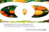 CRADLE TO CRADLE 2020-07-18 · Cradle to Cradle® signiﬁca dalla culla alla cul-la. E‘ un concetto che cambia il nostro modo di pensare il prodotto. Sostituisce l‘idea di un