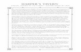 HARPER’S TAVERN · HARPER’S TAVERN CASUAL DINING AT ITS FINEST • ESTABLISHED IN 1804 For over two hundred years, Harper’s Tavern has stood at the intersection of present-day
