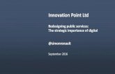 Innovation Point Ltd - Auditor General for Wales · Innovation Point •Innovation Point is Wales’ innovation company. •Your international innovation partner providing services