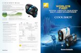 WORLD’S FIRST - Nikon · The Nikon COOLSHOT 80i VR Golf Laser Rangefinder features ID Technology, allowing stress-free club selection when facing a shot with elevation change. ID