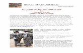 BG John Nicholson Interview - Small Wars Journal · Himalayan Mountains, from Hindu Kush down through Pakita Province, which was opposite Wazuristan. The two areas that we were opposite