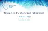 The Medicines Patent Pool - WHO · •The Pool seeks public health oriented licences that take into account legitimate interests of all parties •Improvement over status-quo •Using