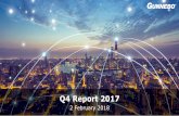 Q4 Report 2017 · 2019-09-13 · Page 3 GUNNEBO Q4 REPORT 2017 Fourth Quarter 2017 in Brief 2017 2016 2017 2016 Q4 IN BRIEF Q4 Q4 YTD YTD Net sales, MSEK 1,632 1,776 5,991 6,088 EBITDA