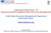Hydrology Project Phase III Approach towards Integrated ... - MoWR... · A. Hydrological Design Aids (HDA) – The tool facilitates and expedites the hydrological design of infrastructure