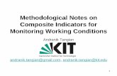 Methodological Notes on Composite Indicators for ......composite indicators which 1–1 link policy targeting and policy wordings. Methodological foundations of composite indicators
