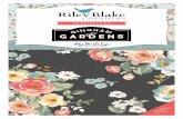 Charcoal Gingham Gardens Main - rileyblakedesigns.com€¦ · Quilt Size 71” x 85” Fabric Requirements 10-10350-42 Gingham Gardens 10-Inch Stacker 3 Yards C120 Cloud Solid 2 Yards