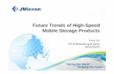 Future Trends of High-Speed Mobile Storage Products HDD to SSD, speed performance increased by 10x 1GbE