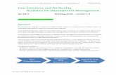Low Emissions and Air Quality Guidance for Development … · 2017-01-05 · Low Emission and Air Quality Guidance for Development Management CONFIDENTIAL Jan 2017 (working draft,
