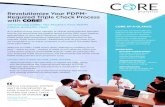 Revolutionize Your PDPM- Required Triple Check Process ... · Revolutionize Your PDPM- Required Triple Check Process with CORE! Introducing CORE: The Market’s First PDPM ... •