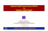 Regional Rapid Transit System (RRTS) for National Capital ... · Population Projection as per Regional Plan-2021 for NCR Year Population (in Lakhs) NCR Delhi Haryana Rajasthan U.P.