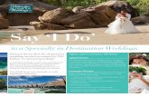 Say ‘I Do’tacticals.travelsavers.com/DDW/DDW_SellSheet_Final.pdf · The Distinctive Destinations Wedding website for agents is a resource for destinations, trends, traditions,