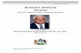 BUDGET SPEECH 2019/20 - KwaZulu-Natal€¦ · Budget Address by Honourable Mr Ravigasen Ranganathan Pillay, MPL MEC for Finance On Reviving the 2019/20 MTEF Budget in the Provincial