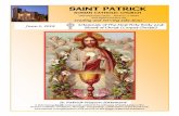 SAINT PATRICK · 3.06.2018  · Annual Parish Picnic Corpus Christi Procession will begin at the close of the 11AM Sunday Mass. We will process with Jesus, in the ... chived videos