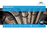 Spiro / Air Ducts - Heinen & Hopman · ducts, thermal insulation, fittings, and flow control. Range and Material Spiro air ducts, including related fittings and components, are available