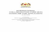 INTERNATIONAL COLLABORATION FUND (ICF) GUIDELINE FOR ...€¦ · INTERNATIONAL COLLABORATION FUND GUIDELINE (23 April 2020) 5 1. INTRODUCTION The International Collaboration Fund