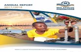 MHLATHUZE WATER ANNUAL REPORT 2017/2018 · MBL Master of Business Leadership MFMA Municipal Finance Management Act MiG Municipal infrastructure Grant MW Mhlathuze Water ... streamline