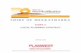 SHIRE OF MEEKATHARRA€¦ · LOCAL PLANNING STRATEGY . February 2016 . CONSULTANTS IN PLANNING, DESIGN AND MANAGEMENT (WA) PTY LTD A.B.N. 77 665 477 168 Post: PO Box 202, Mt. Lawley