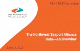The Northwest Seaport Alliance Data An Overview...King County Citizens Pierce County Citizens Port of Tacoma John Wolfe, CEO Cruise & Marina Industrial Properties Airport Grain Terminal