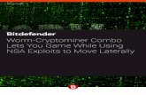 Worm-Cryptominer Combo Lets You Game While Using NSA ... · attackers started abusing it and began injecting it into high-traffic legitimate websites that had various vulnerabilities,