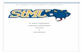 ST. MARY’S UNIVERSITY ATHLETICS DEPARTMENT POLICIES … · 2020-01-20 · Department Organizational Chart _____ 5 St. Mary’s Mission Statement ... University’s programs for