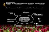 Announcing High Performance Farm Initiative€¦ · High Performance Farm Initiative Promoting organic farming practices and industries thatimprove soil and water quality, while supporting