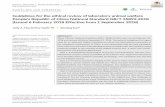 Guidelines for the ethical review of laboratory animal ... · GB14922.2 Laboratory animal—Microbiological standards and monitoring GB14923 Laboratory animal—Genetic quality control