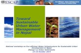 Toward sustainable urban water management in Nepal ... · Toward sustainable urban water management in Nepal ... 4 National Water Plan (NWP) ... - Political commitment and leadership