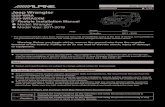 WRANGLER 1/22 Jeep Wranglersupport.alpine-usa.com/products/documents/IM_i209-WRA.pdf · WRANGLER 1/22 Jeep Wrangler i209-WRA i209-WRASXM 9” Restyle Installation Manual Model: Wrangler