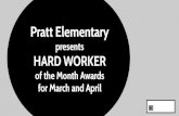 presents HARD WORKER · 2020-06-02 · HARD WORKER of the Month APRIL: Kind Honest (September) Ambitious (October) Reliable (November) Dependable(December) Witty (January) Organized