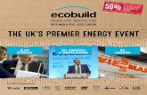 THE UK’S PREMIER ENERGY EVENT€¦ · Renewable Energy & Microgeneration Solar PV Solar Thermal Heat Pumps Energy Storage Biomass Wind CHP/ District Heating Energy from Waste Geothermal