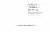 FOREST CARBON TENURE IN ASIA-PACIFICFOREST CARBON TENURE IN ASIA-PACIFIC FAO LEGAL PAPERS ONLINE 2012 3 ACKNOWLEDGMENTS This paper was prepared by Francesca Felicani Robles, Legal