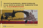 Sustaining Reforms for Inclusive Growth in Cameroon - ISBN: …documents.worldbank.org/curated/en/257351468227696503/... · 2016-07-16 · 10.3 Assessing the Impact of Short- and