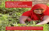 Women Farmers The Pillars of Food Security in Kerala · Food Security in Kerala Sonakshi Anand2 and Manish Maskara3 1 Farmer is a generic term. However, its use has been biased along