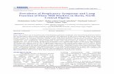 Prevalence of Respiratory Symptoms and Lung Function of ... · environmental pollutants in the incidence of respiratory diseases in other occupational settings but very little attention