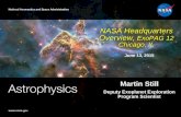 NASA Headquarters Overview, ExoPAG 12 Chicago, IL · imaging, astrometry, angular resolution and/or wavelength coverage. FAR IR Surveyor The Astrophysics Visionary Roadmap identifies