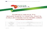 SURVEY RESULTS: ROAD SAFETY DATA, DATA COLLECTION … · October 2017 Page 2 of 86 DOCUMENT CONTROL SHEET Document title Survey results: Road safety data, data collection systems