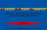 Your 30-Day Guide to the New You - Gerilyn Burnett...Your 30-Day Guide to the New You Gerilyn Burnett, CSCS UPDATED October 2011 Lose Fat, Reverse Disease, Feel Great & Get Off Medications