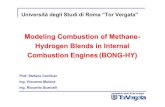 Modeling Combustion of Methane- Hydrogen Blends in ...dmf.unicatt.it/bong-hy/doc_finali/carica/Scarcelli_UNITORVERGATA.pdf · Modeling Combustion of Methane-Hydrogen Blends in Internal